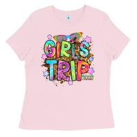 Bubblegum Pink girls trip 2023 Ladies Tee - RanaPortraitStore