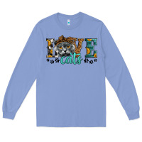 Colony Blue love cats scottish fold Long Sleeve Tee - LillyAllenDesigns