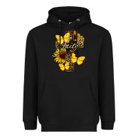 Black Western Faith Heavyweight Hoodie - LillyAllenDesigns