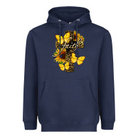 Navy Western Faith Heavyweight Hoodie - LillyAllenDesigns