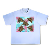 Grape Ice dinosaur stegosaurus Urban Heavy Tee - Artiststas