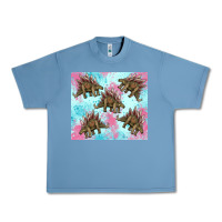 Pebble Blue dinosaur stegosaurus Urban Heavy Tee - Artiststas