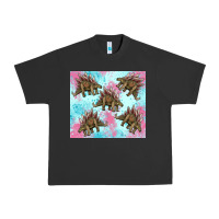 Pigment Black dinosaur stegosaurus Urban Heavy Tee - Artiststas