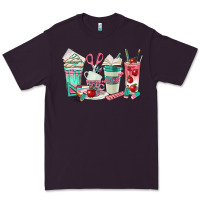 Plum teacher coffee cups Premium Tee - texasbilliewilder
