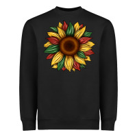 Black juneteenth sunflower Heavyweight Sweatshirt - Artiststas