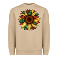 Juneteenth Sunflower Heavyweight Sweatshirt | Teevron