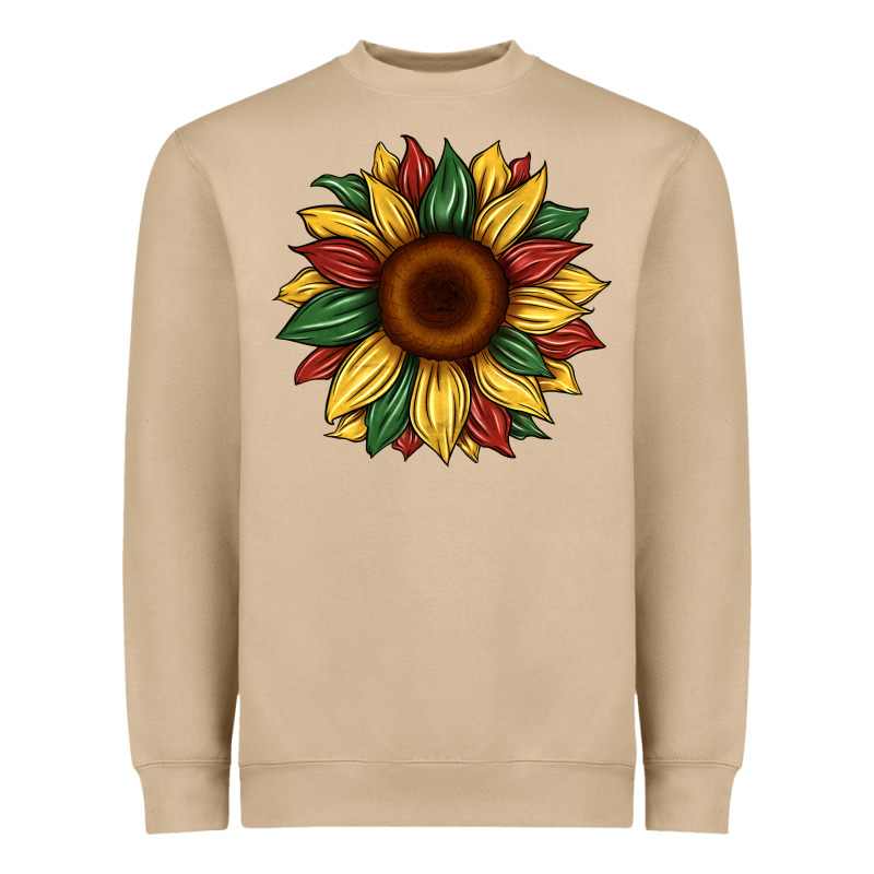 Juneteenth Sunflower Heavyweight Sweatshirt by Artiststas | Teevron