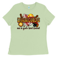 Diamonds Are A Girls Best Friends Ladies Tee | Teevron