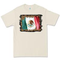 Bone distressed mexico flag Premium Tee - BarkalooDesign
