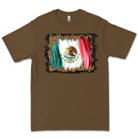 Cacao distressed mexico flag Premium Tee - BarkalooDesign