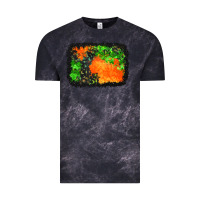 Cloud Black halloween mystic symbol background Vintage Tee - BundleAndBundleShop