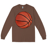 Chestnut basketball Long Sleeve Tee - BarkalooDesign