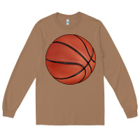 Toasted Coconut basketball Long Sleeve Tee - BarkalooDesign