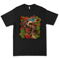 Black valentine's day cowboy cactus rose Premium Tee - RanaPortraitStore