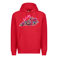 Red Pink Kentucky Premium Hoodie - Bettercallsaul