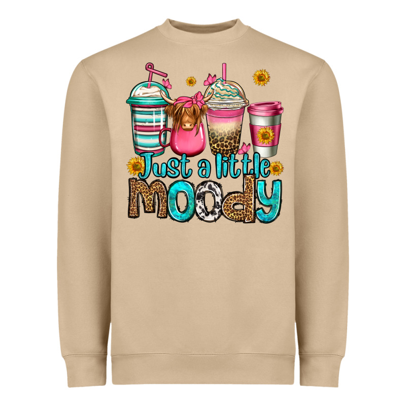 Just A Little Moody Coffee Cups Heavyweight Sweatshirt by Jasminsmagicworld | Teevron