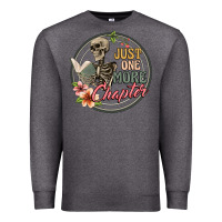 Charcoal Heather just one more chapter Premium Sweatshirt - Artiststas