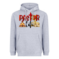 Heather Grey Pastor Life Heavyweight Hoodie - LillyAllenDesigns