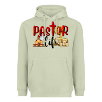Matcha Pastor Life Heavyweight Hoodie - LillyAllenDesigns