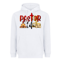 White Pastor Life Heavyweight Hoodie - LillyAllenDesigns