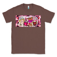 Chestnut Valentine Coffee Classic Tee - CowhideDigitalArt
