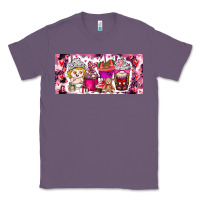 Lavender Valentine Coffee Classic Tee - CowhideDigitalArt