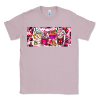 Lilac Valentine Coffee Classic Tee - CowhideDigitalArt