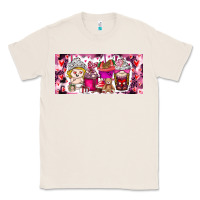 Natural Valentine Coffee Classic Tee - CowhideDigitalArt