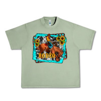 Oil Green western rodeo Urban Heavy Tee - JahusDesignShop