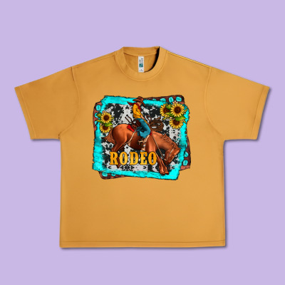 Western Rodeo Urban Heavy Tee Designed By Jahusdesignshop