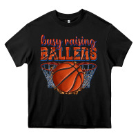 Black busy raising ballers basketball Heavy Core Tee - texasbilliewilder
