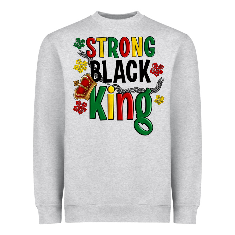 Strong Black King Heavyweight Sweatshirt by Artiststas | Teevron