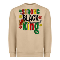 Mushroom strong black king Heavyweight Sweatshirt - Artiststas