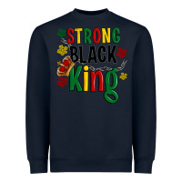 Navy strong black king Heavyweight Sweatshirt - Artiststas
