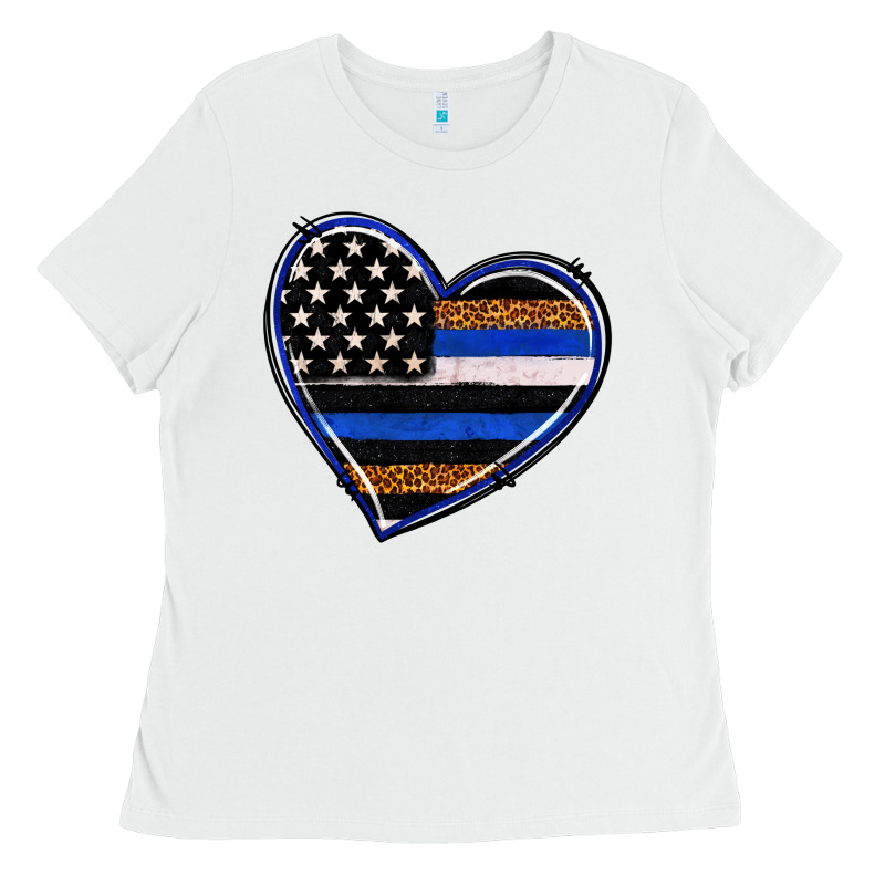 Police Heart Ladies Tee by RanaPortraitStore | Teevron