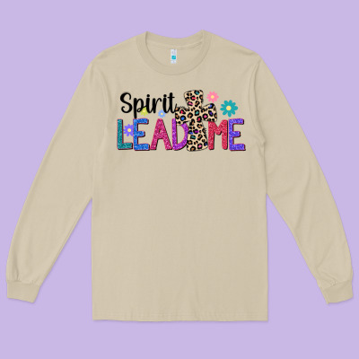 Spirit Lead Me Long Sleeve Tee Designed By Jahusdesignshop