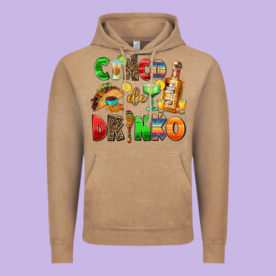 Cinco De Mayo Vintage Hoodie Designed By Adodesignshop