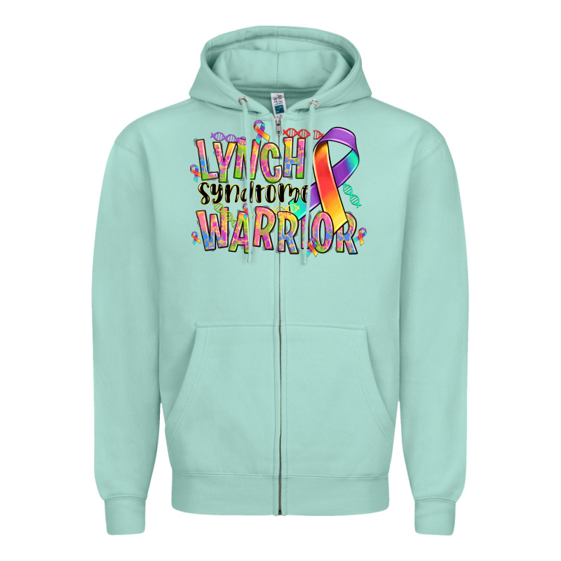 Lynch Syndrome Warrior Zipper Hoodie by NancyCooperArtShop | Teevron