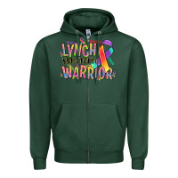 Sports Green lynch syndrome warrior Zipper Hoodie - NancyCooperArtShop