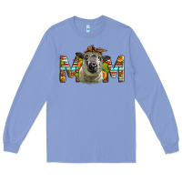 Colony Blue Western Hampshire Sheep Mom Long Sleeve Tee - LillyAllenDesigns