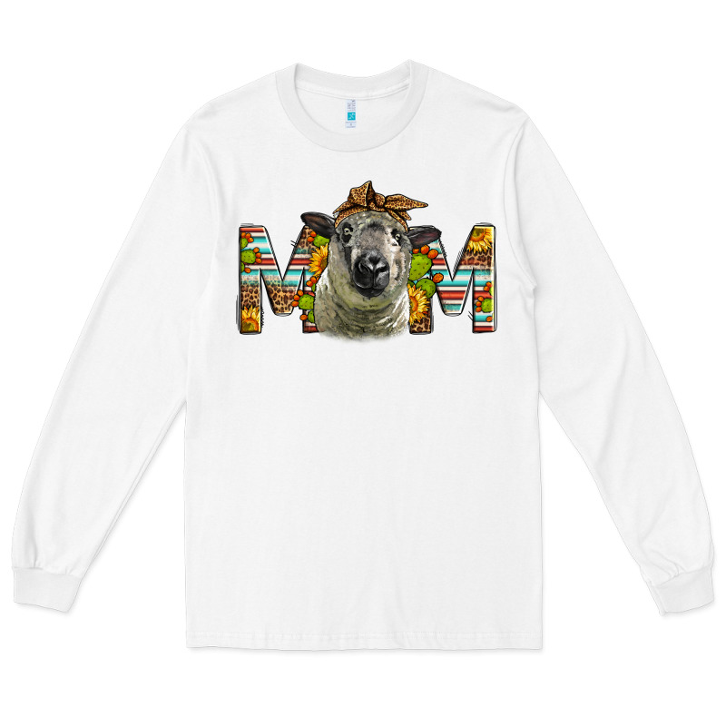 Western Hampshire Sheep Mom Long Sleeve Tee by LillyAllenDesigns | Teevron