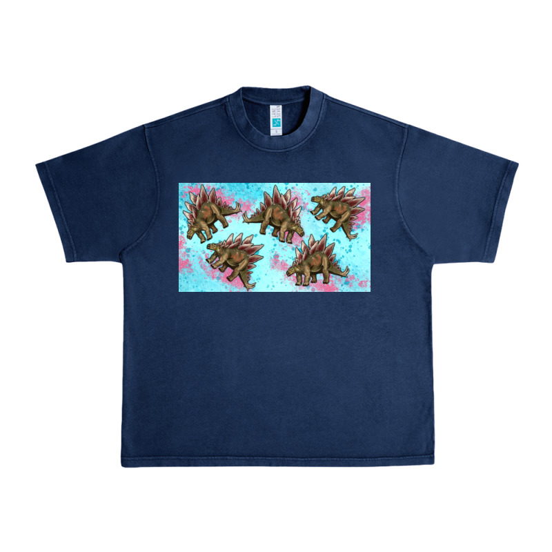 Dinosaur Stegosaurus Sippy Cup Urban Heavy Tee by Artiststas | Teevron
