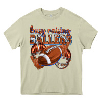 Mossy busy raising ballers football Heavy Core Tee - texasbilliewilder