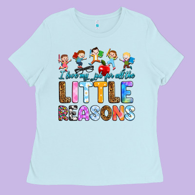 Ladies Tee i love my job for all the little reason
