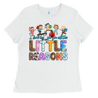 White i love my job for all the little reason Ladies Tee - RanaPortraitStore