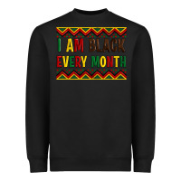 Black i am black every month Heavyweight Sweatshirt - Artiststas