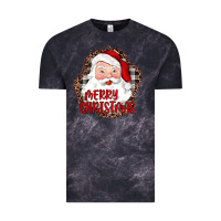 Cloud Black merry christmas santa Vintage Tee - JahusDesignShop