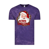 Cloud Purple merry christmas santa Vintage Tee - JahusDesignShop