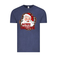Vintage Denim merry christmas santa Vintage Tee - JahusDesignShop