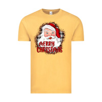 Vintage Mustard merry christmas santa Vintage Tee - JahusDesignShop